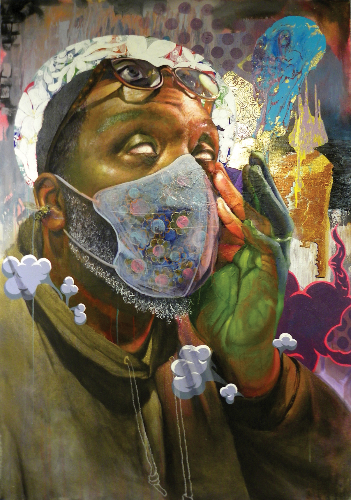New Paintings by Sam Dunson Examine Black Male Demise